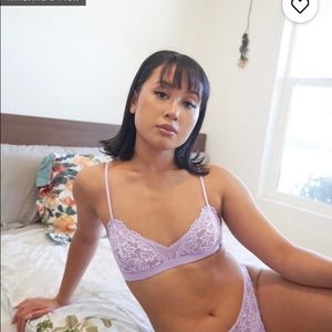Savage X Fenty Floral Lace & Mesh Bralette